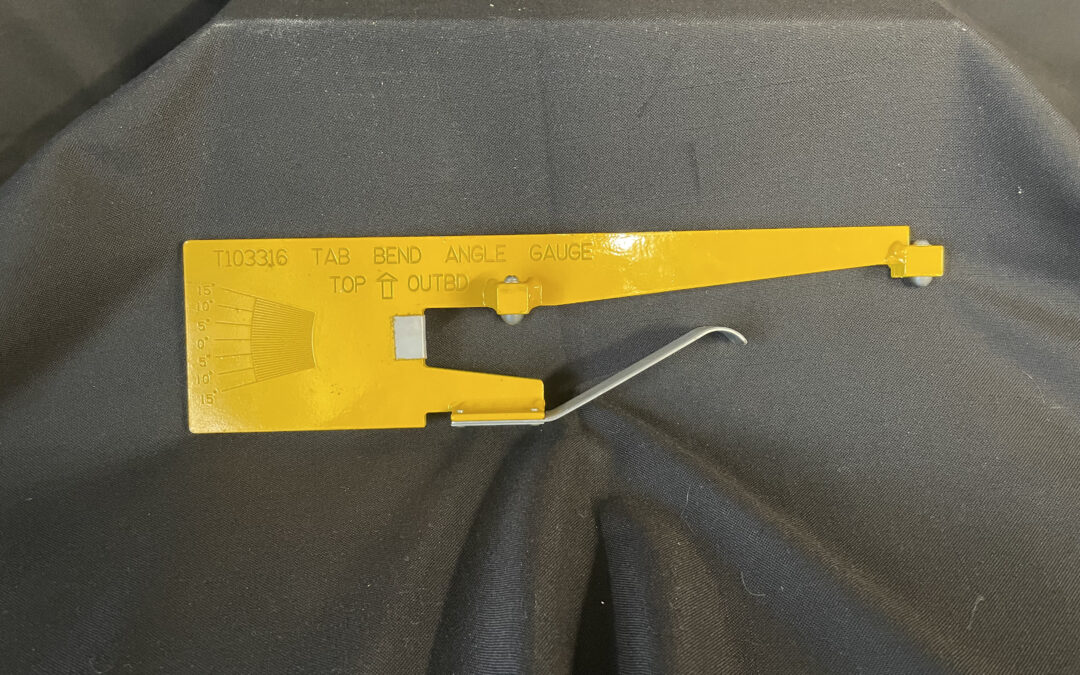 TAB BEND ANGLE GAUGE